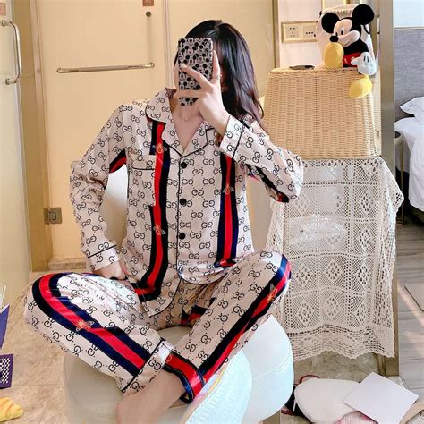 gucci inspired pyjamas wholesale|Gucci pajama set women's.